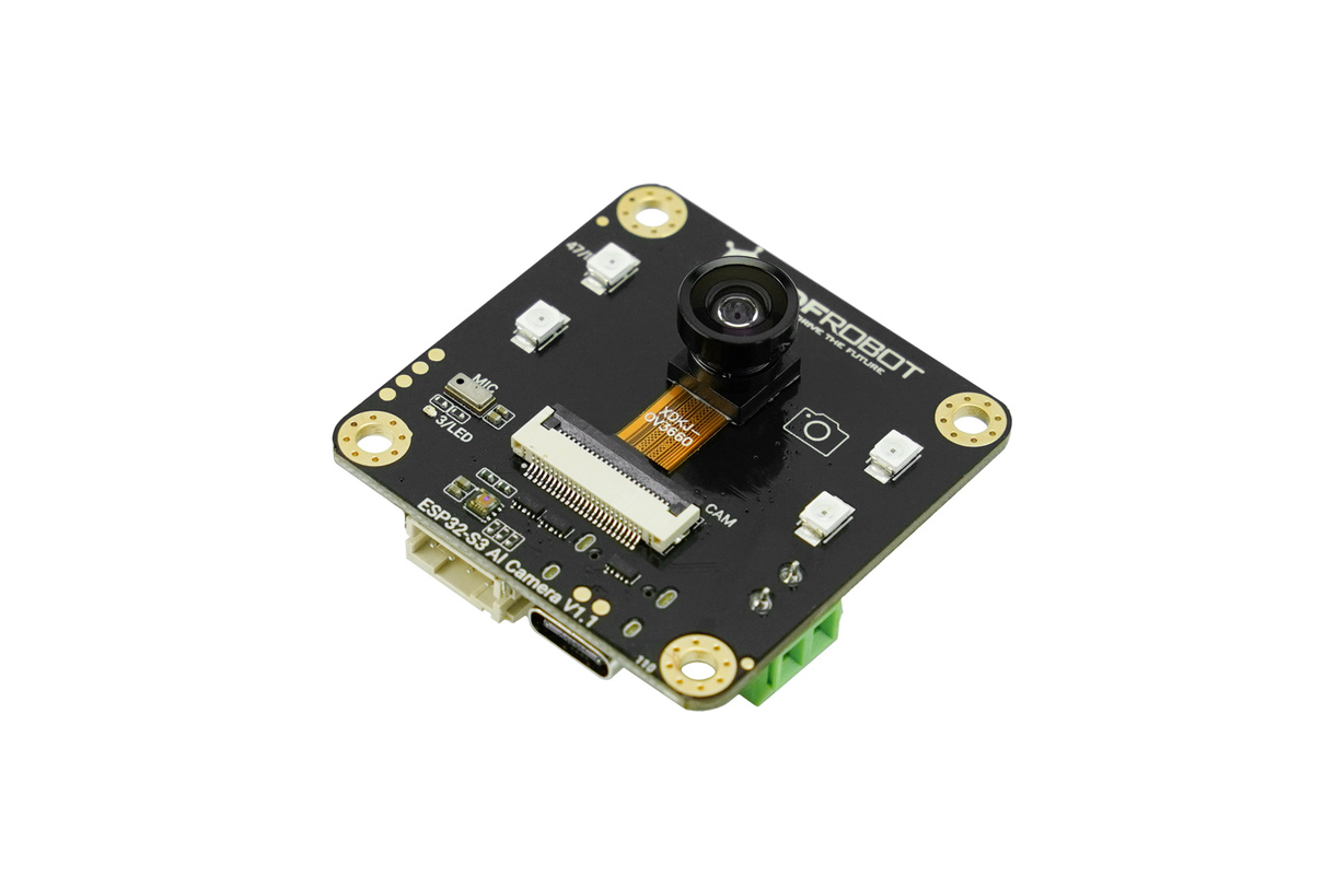 ESP32-S3 Yapay Zeka Kamera Modülü (Kenar Görüntü Tanıma, Gece Görüşü, ChatGPT Sesli Etkileşim)